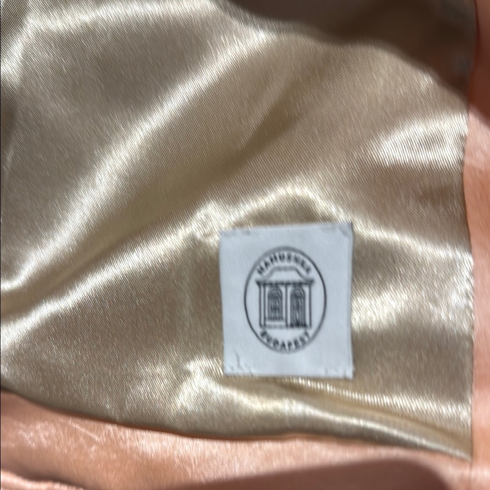 Nanushka Peach Satin padded jacket - Picture 6 of 9